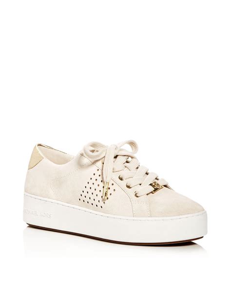 michael kors poppy lace up trainers|michael kors poppy shoes.